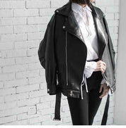 Leather Student Motorcycle Jacket - OLD MONEY LEGACY