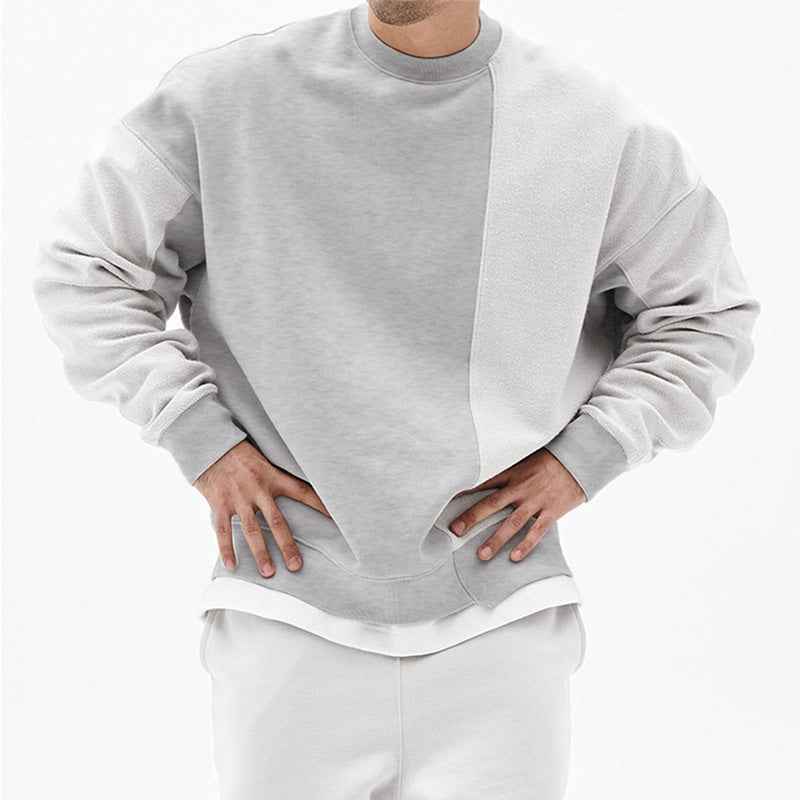 Pullover Round Neck Sweater Loose Men Clothes - OLD MONEY LEGACY