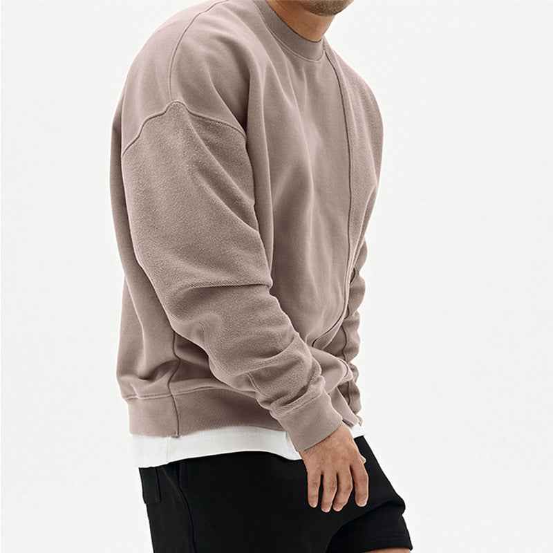 Pullover Round Neck Sweater Loose Men Clothes - OLD MONEY LEGACY