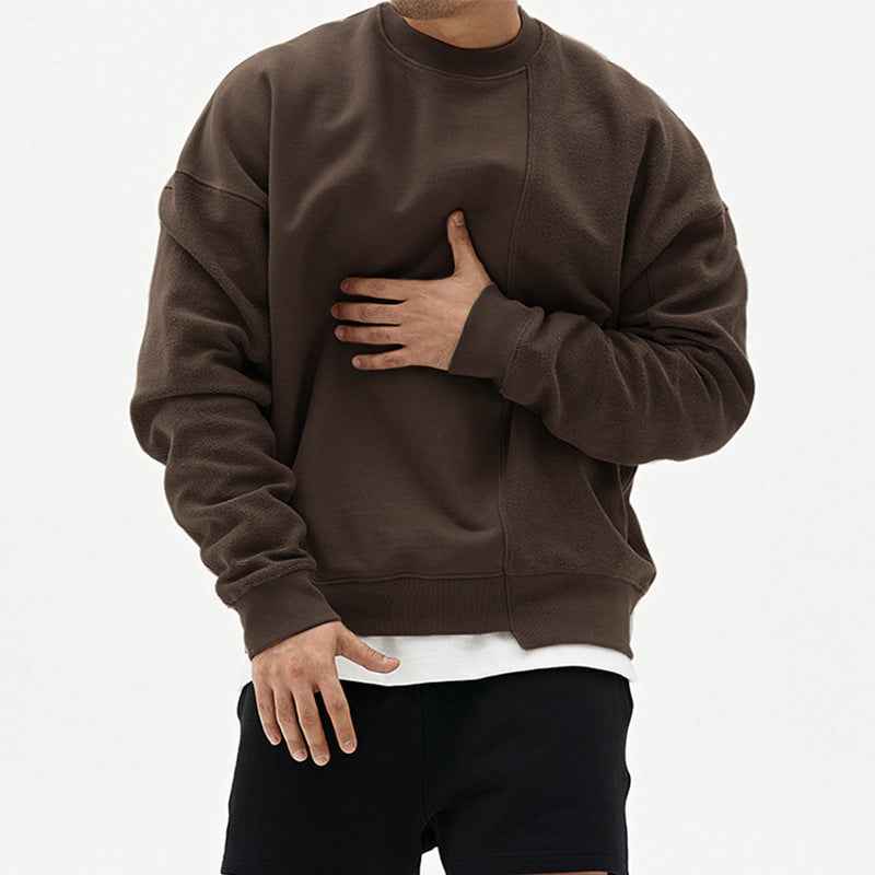 Pullover Round Neck Sweater Loose Men Clothes - OLD MONEY LEGACY