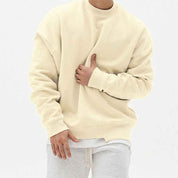 Pullover Round Neck Sweater Loose Men Clothes - OLD MONEY LEGACY