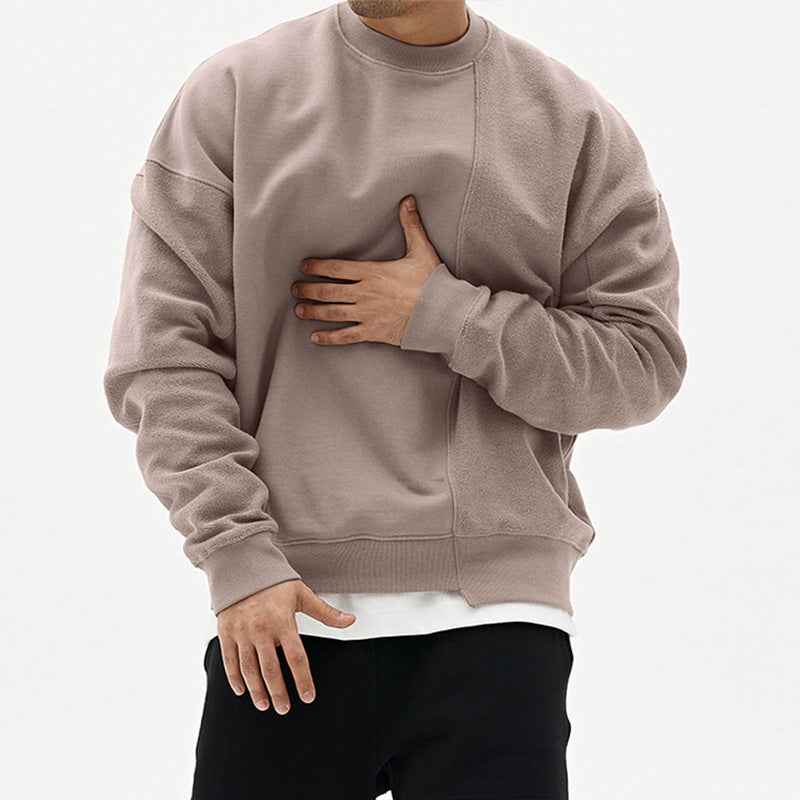 Pullover Round Neck Sweater Loose Men Clothes - OLD MONEY LEGACY