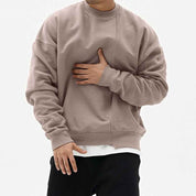 Pullover Round Neck Sweater Loose Men Clothes - OLD MONEY LEGACY