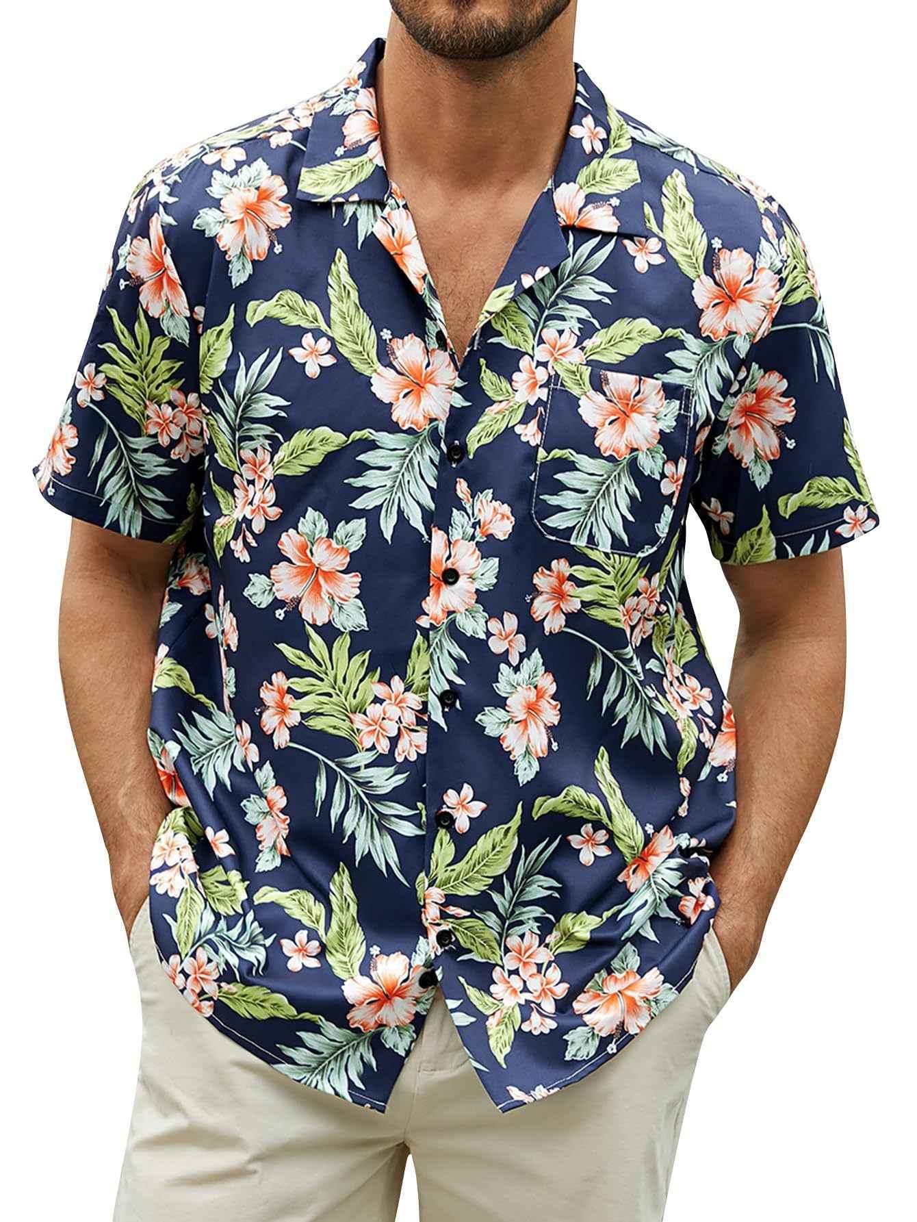 Men's Hawaiian 3D Printed Shirt - OLD MONEY LEGACY