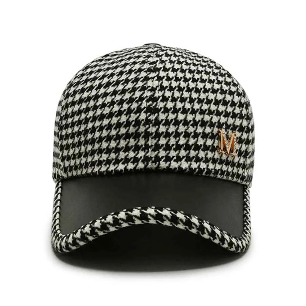 Houndstooth Baseball Cap