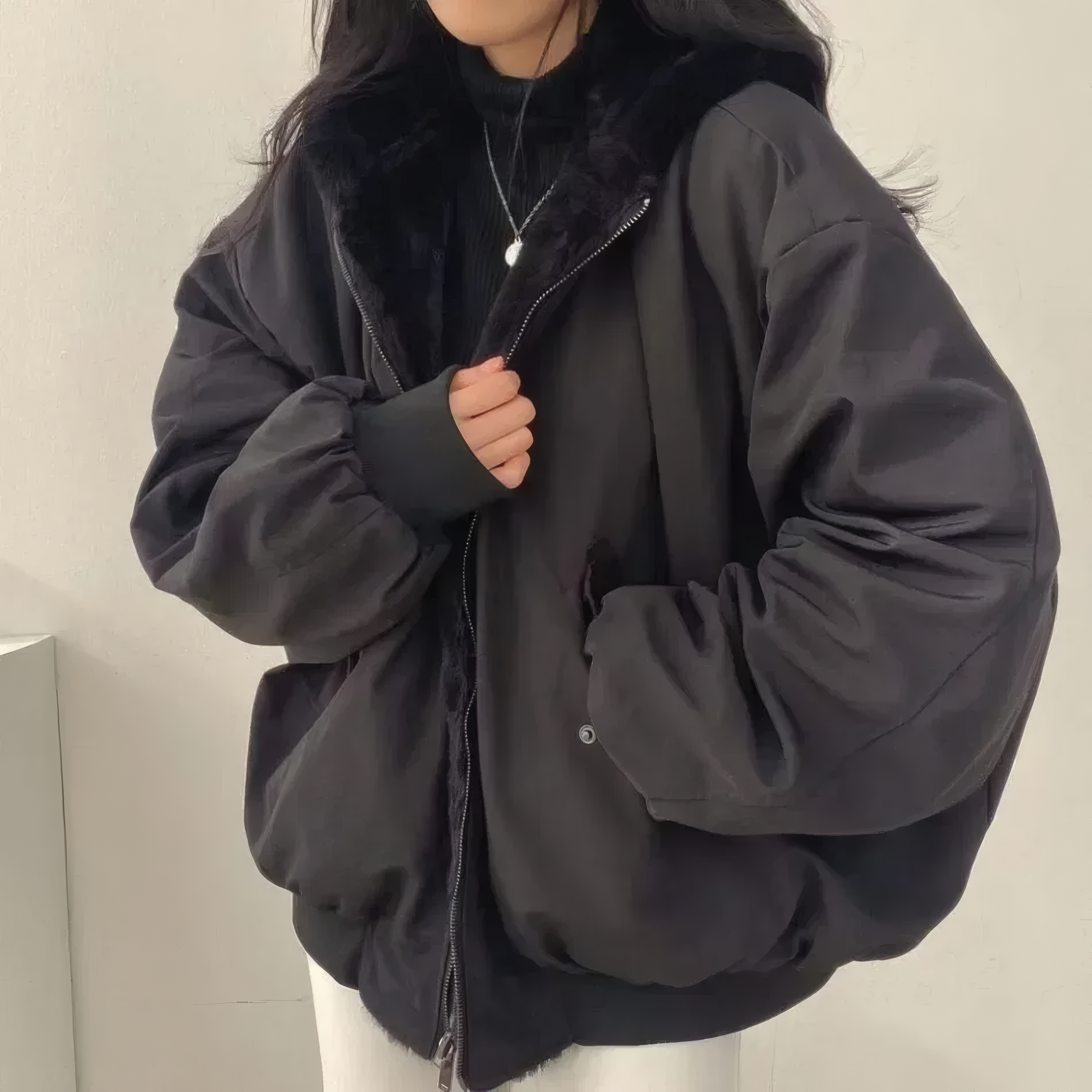 Cozy Reversible Hooded Jacket - OLD MONEY LEGACY