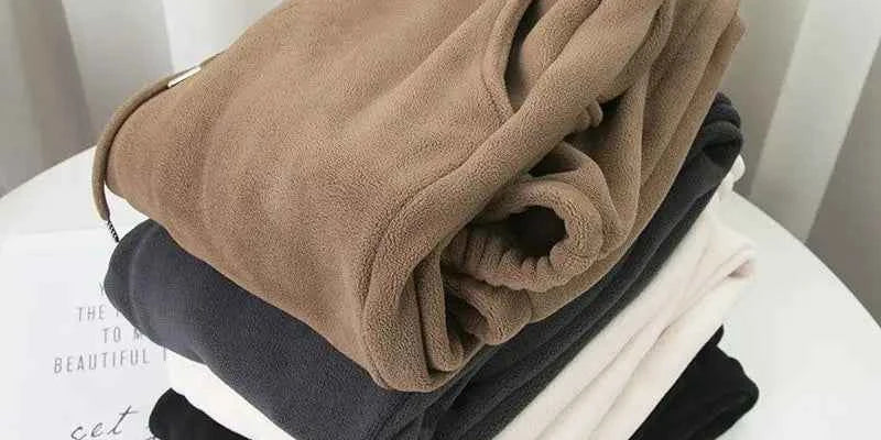 Cozy Fleece Lounge Pants | Women's Soft Thermal Winter Pajama Bottoms