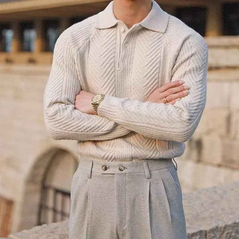 Men’s Soft Knit Sweater – Classic Crewneck Pullover