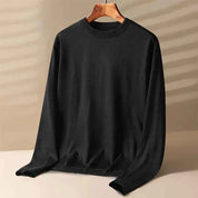 Men’s Classic Wool Sweater – Tailored Wool Blend Pullover