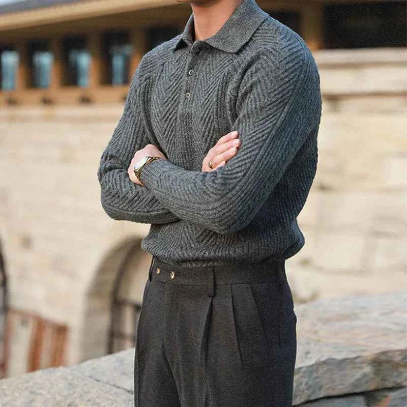 Men’s Soft Knit Sweater – Classic Crewneck Pullover
