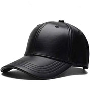 Leather Baseball Cap | Genuine Leather Adjustable Unisex Trucker Hat