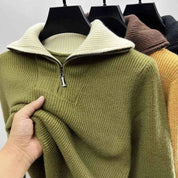 Men’s Premium Half-Zip Knit Sweater