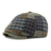 Vintage Patchwork Tweed Cap