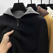 Men’s Premium Half-Zip Knit Sweater