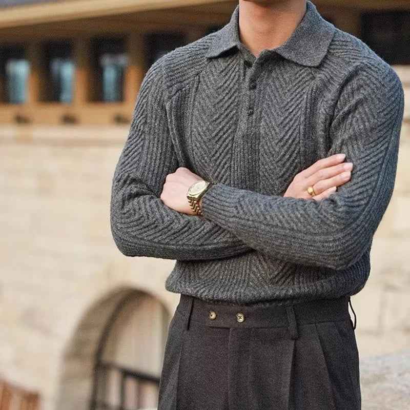 Men’s Soft Knit Sweater – Classic Crewneck Pullover