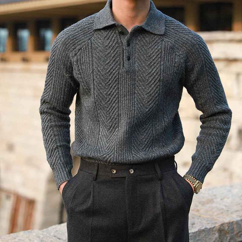 Men’s Soft Knit Sweater – Classic Crewneck Pullover