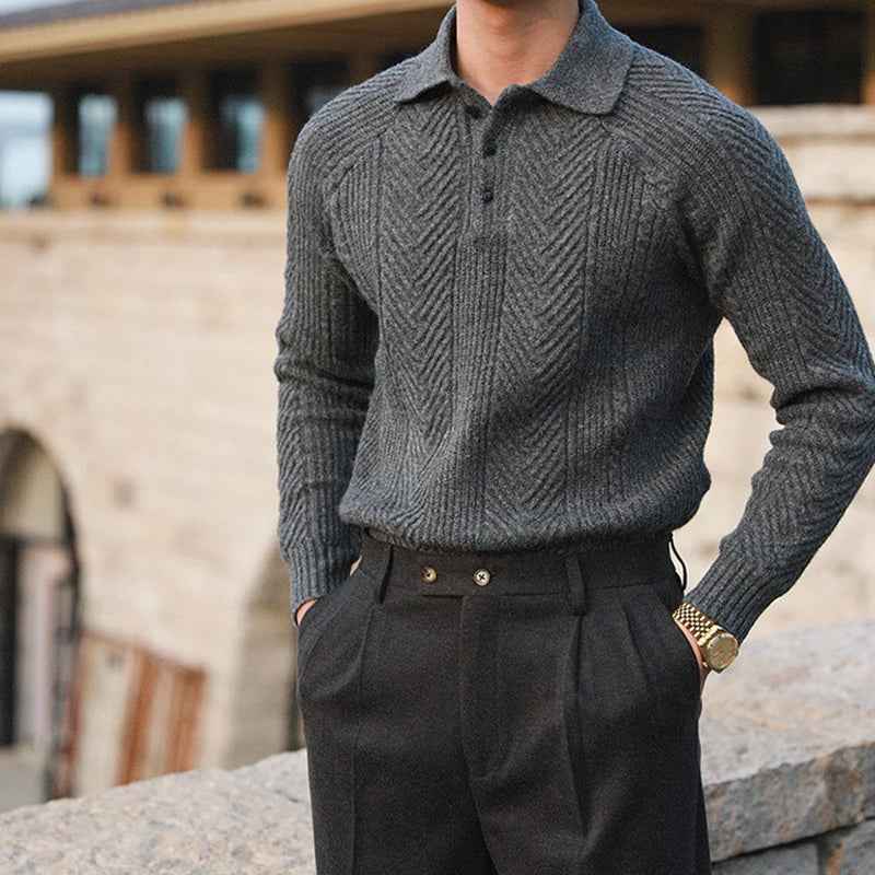 Men’s Soft Knit Sweater – Classic Crewneck Pullover