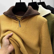 Men’s Premium Half-Zip Knit Sweater