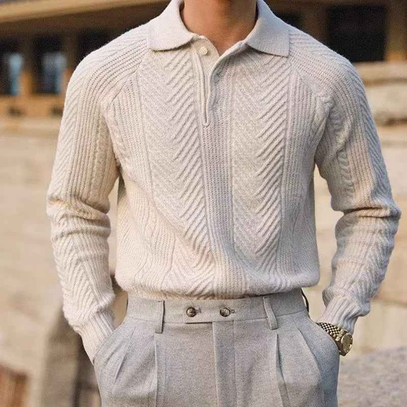 Men’s Soft Knit Sweater – Classic Crewneck Pullover