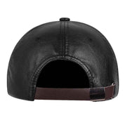 Leather Baseball Cap | Genuine Leather Adjustable Unisex Trucker Hat