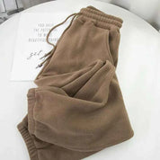 Cozy Fleece Lounge Pants | Women's Soft Thermal Winter Pajama Bottoms