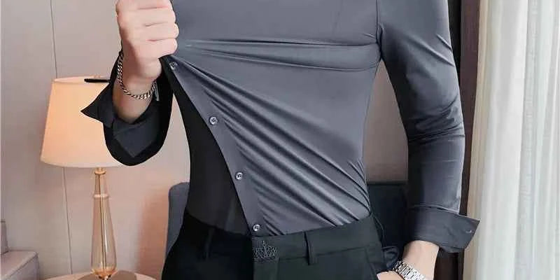 Contemporary Slim Fit Shirt | Men's Modern Dress Shirt for Business & Formal Wear