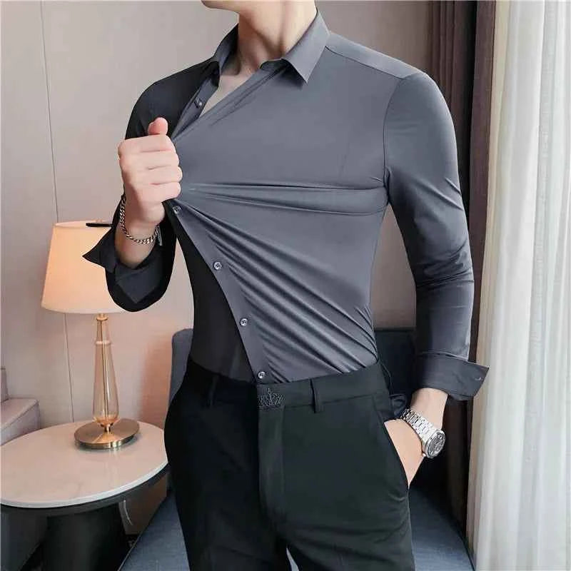 Contemporary Slim Fit Shirt | Men's Modern Dress Shirt for Business & Formal Wear