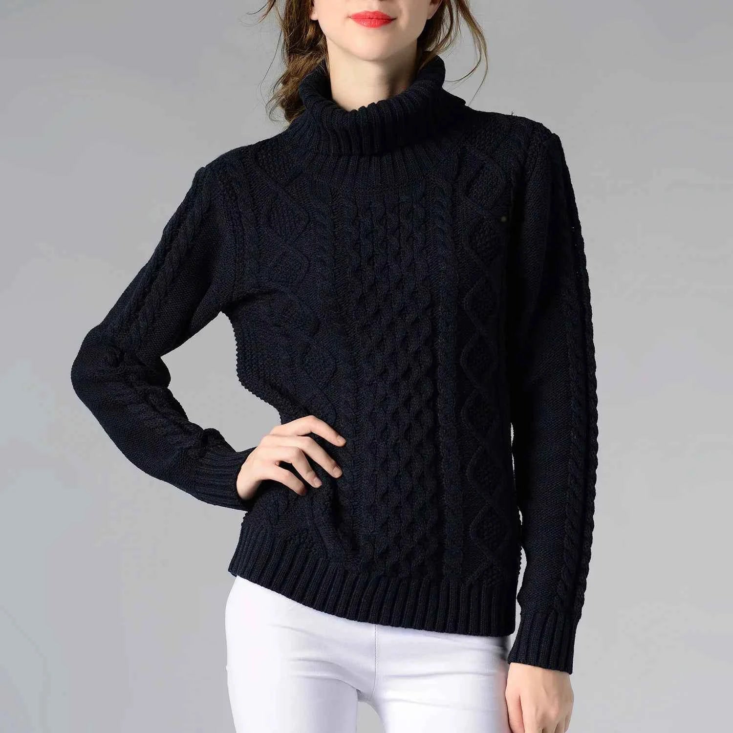 Sima Pullover Sweater | Women's Oversized Ribbed Knit Jumper