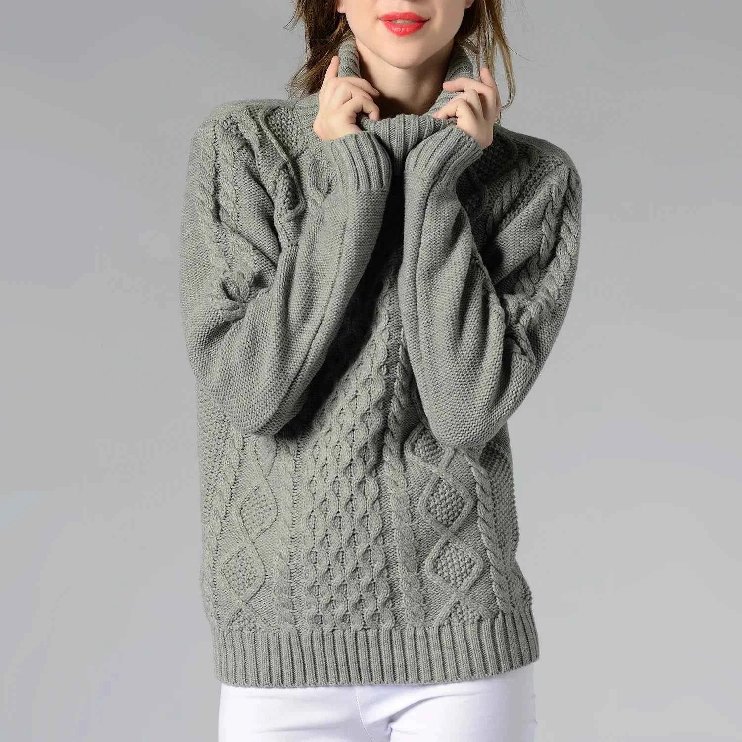 Sima Pullover Sweater | Women's Oversized Ribbed Knit Jumper