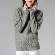 Sima Pullover Sweater | Women's Oversized Ribbed Knit Jumper
