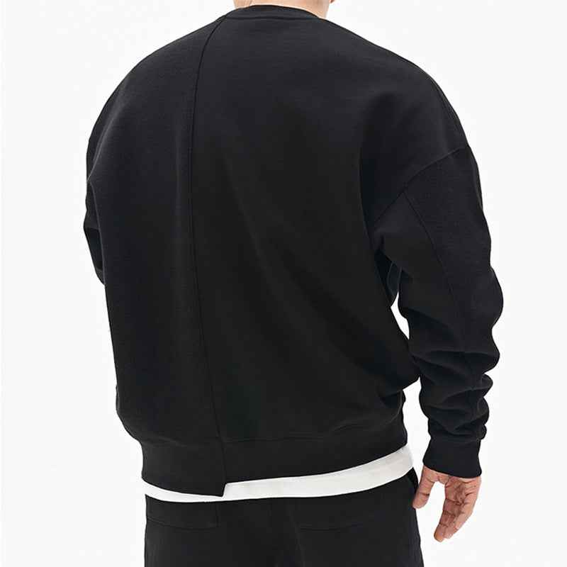 Pullover Round Neck Sweater Loose Men Clothes - OLD MONEY LEGACY