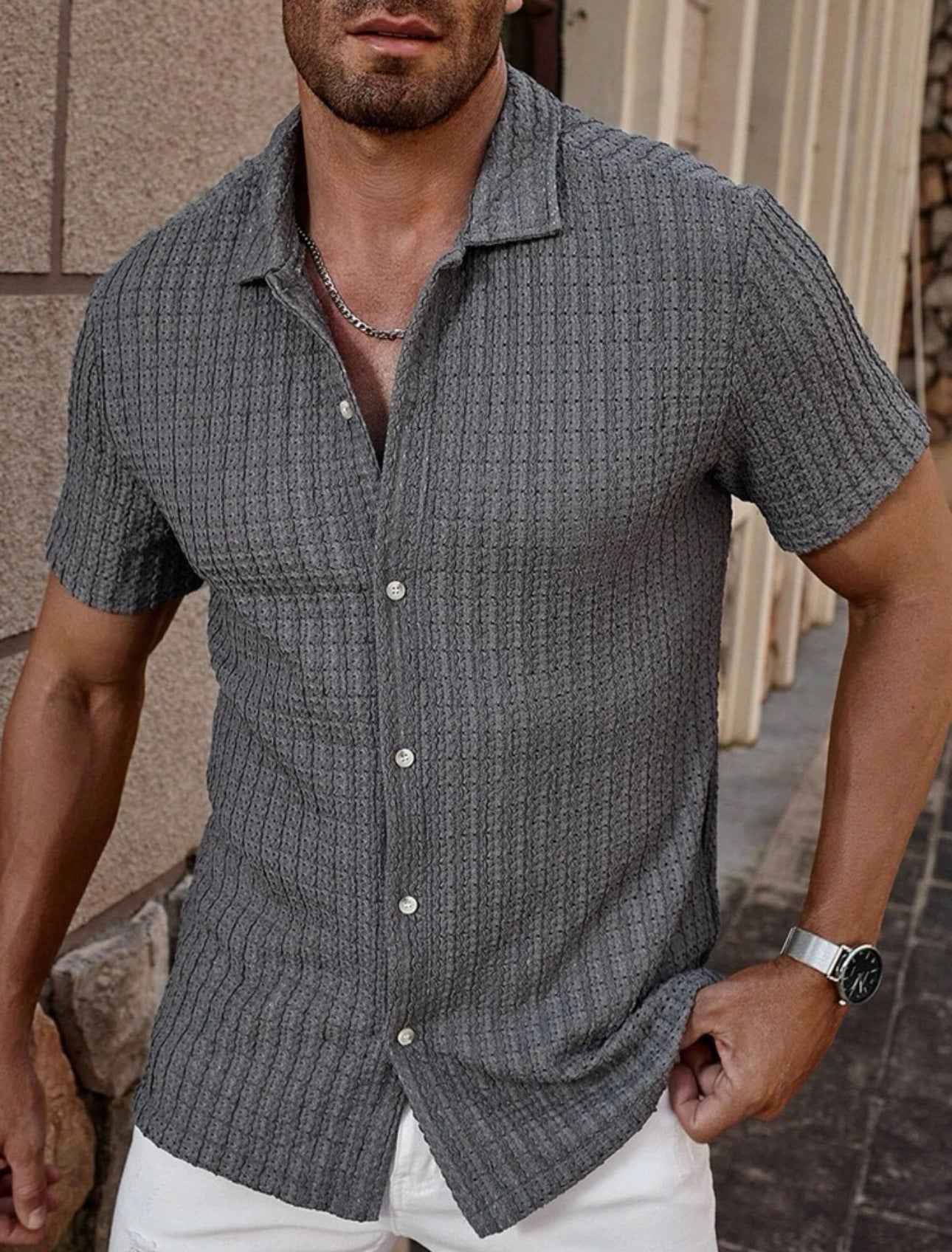 New Men's Fashion Casual Slim Top - OLD MONEY LEGACY